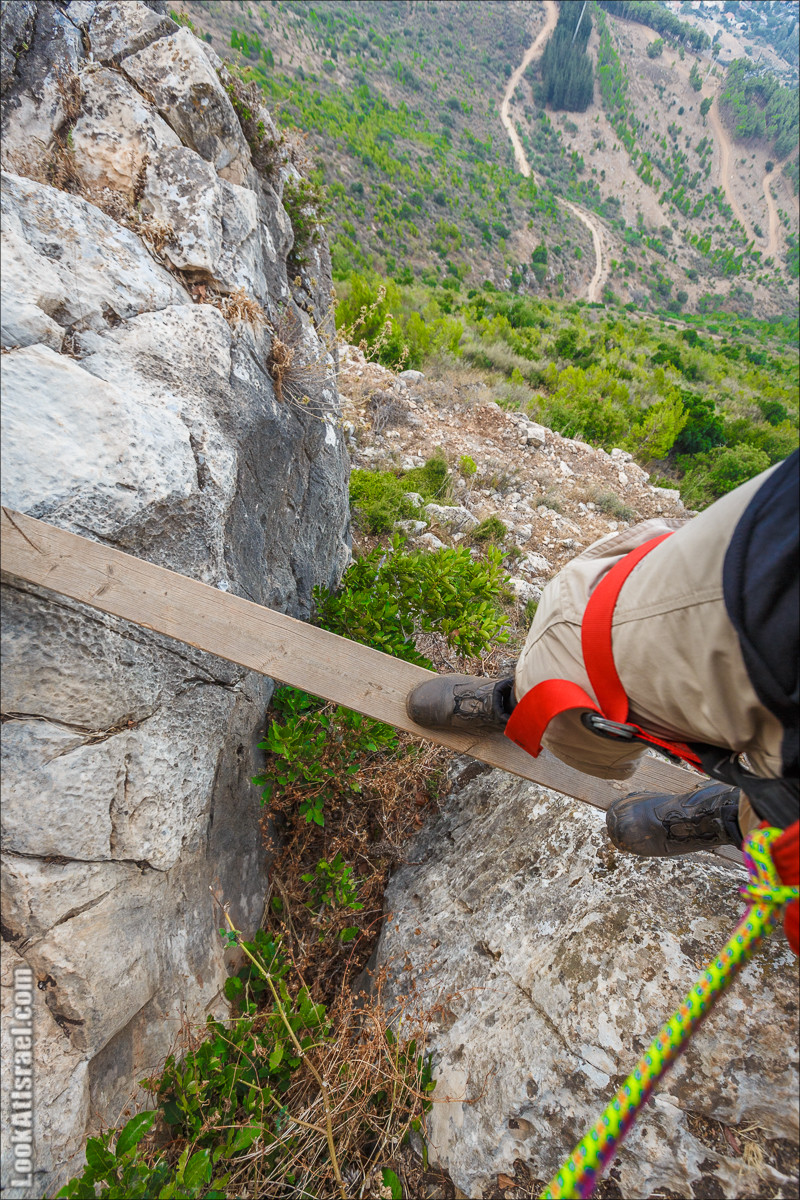 Виа Феррата на склонах гор Нафтали, Манара, Израиль | Via Ferrata in Israel | ויה פרטה ברמות נפתלי, מנרה, ישראל | LookAtIsrael.com - Фото путешествия по Израилю