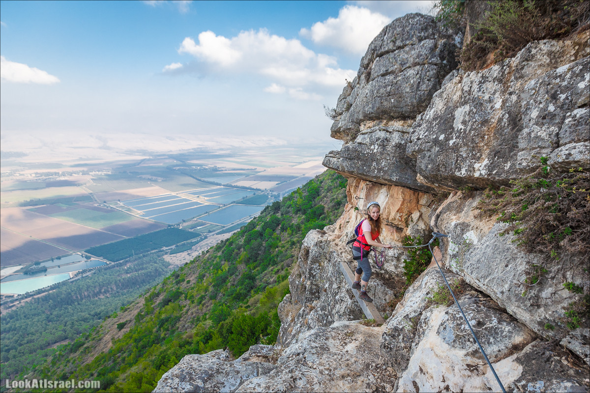 Виа Феррата на склонах гор Нафтали, Манара, Израиль | Via Ferrata in Israel | ויה פרטה ברמות נפתלי, מנרה, ישראל | LookAtIsrael.com - Фото путешествия по Израилю
