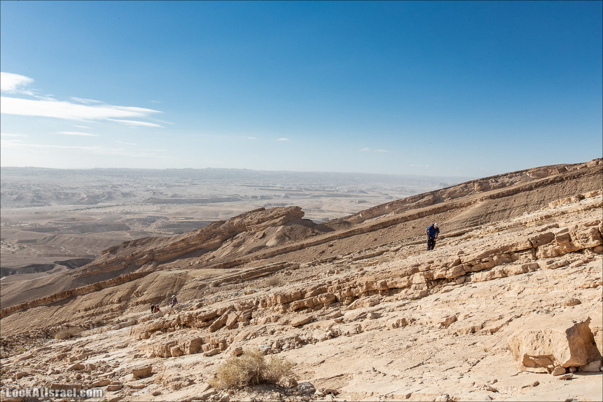 Скорпионий подъём - Маале Акрабим - Римская дорога | מעלה עקרבים | LookAtIsrael.com - Фото путешествия по Израилю