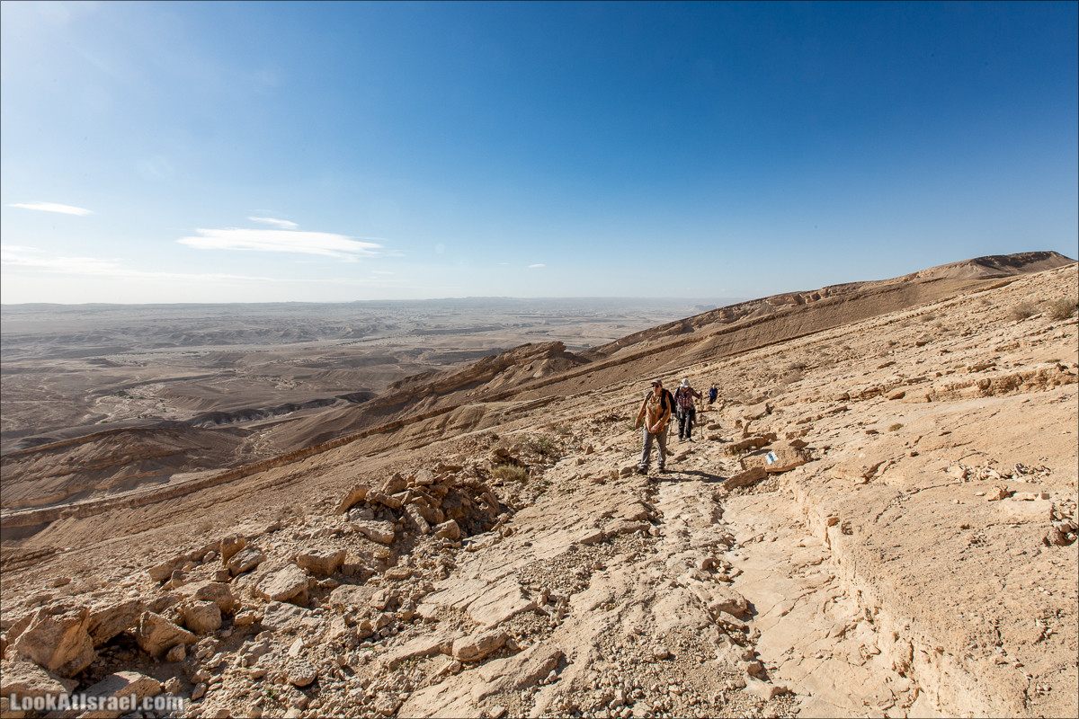 Скорпионий подъём - Маале Акрабим - Римская дорога | מעלה עקרבים | LookAtIsrael.com - Фото путешествия по Израилю