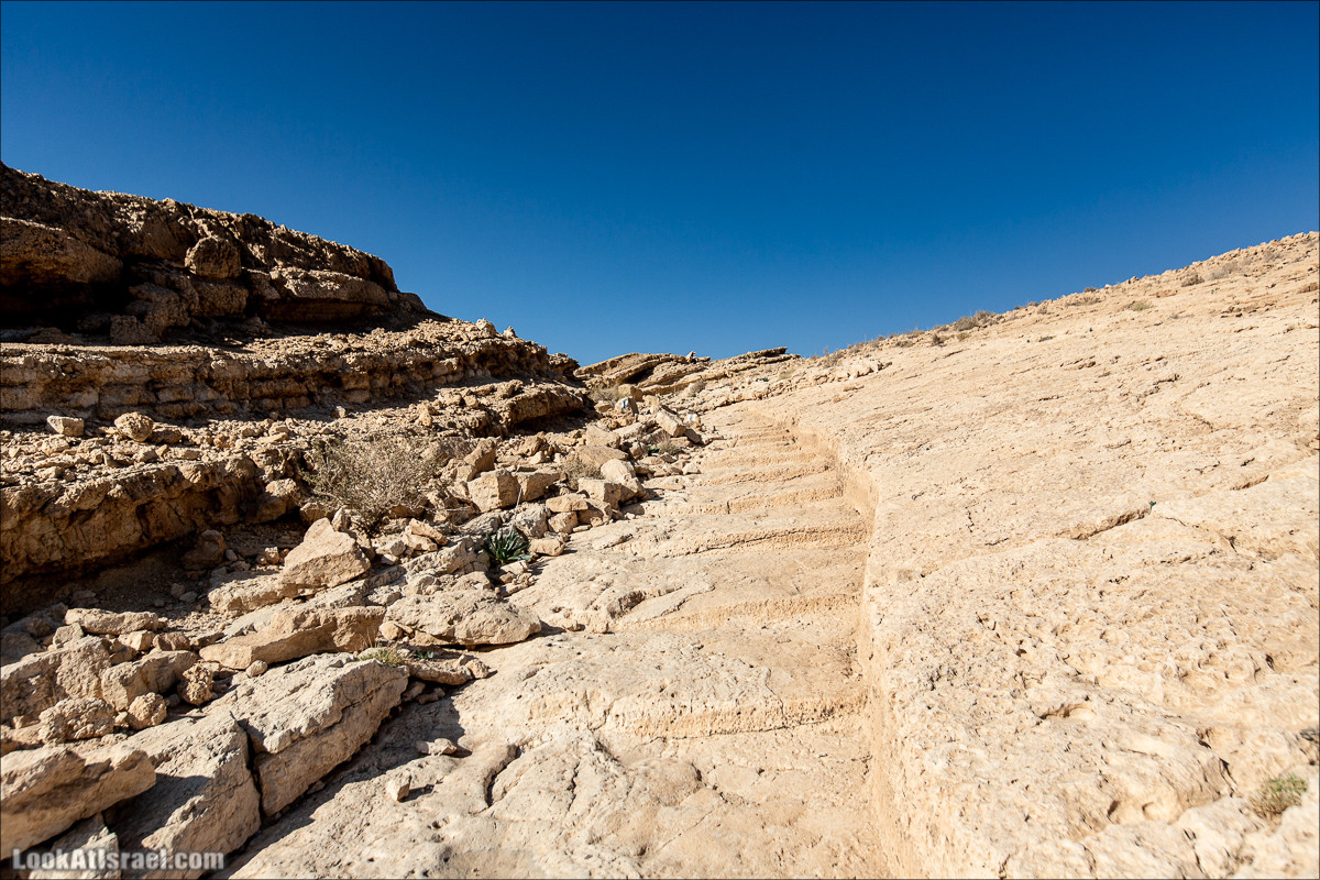 Скорпионий подъём - Маале Акрабим - Римская дорога | מעלה עקרבים | LookAtIsrael.com - Фото путешествия по Израилю