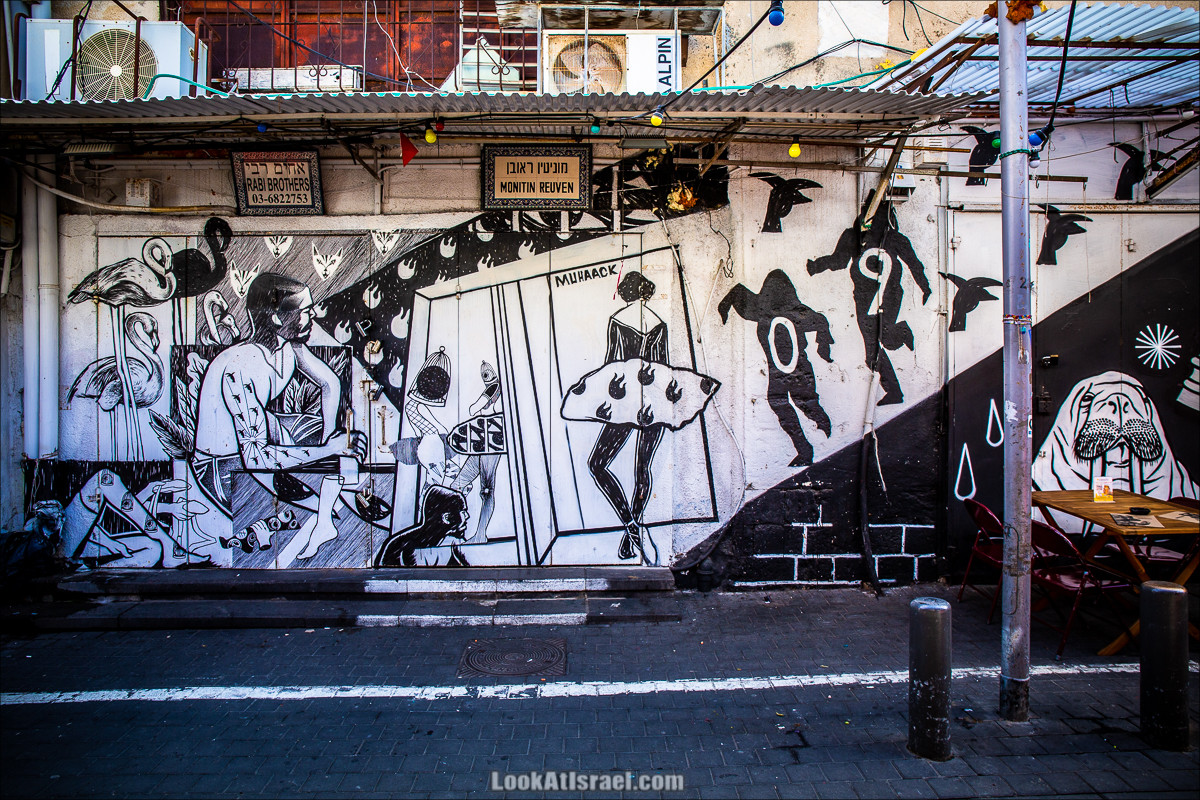 Граффити Тель-Авива | LookAtIsrael.com - Фото путешествия по Израилю