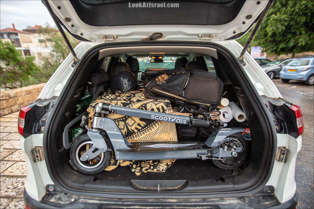 Scoot-air Scootair | Первый израильский электрический самокат | First israeli electrical scooter | סקוטאייר - קורקינט חשמלי ישראלי | LookAtIsrael.com - Фото путешествия по Израилю