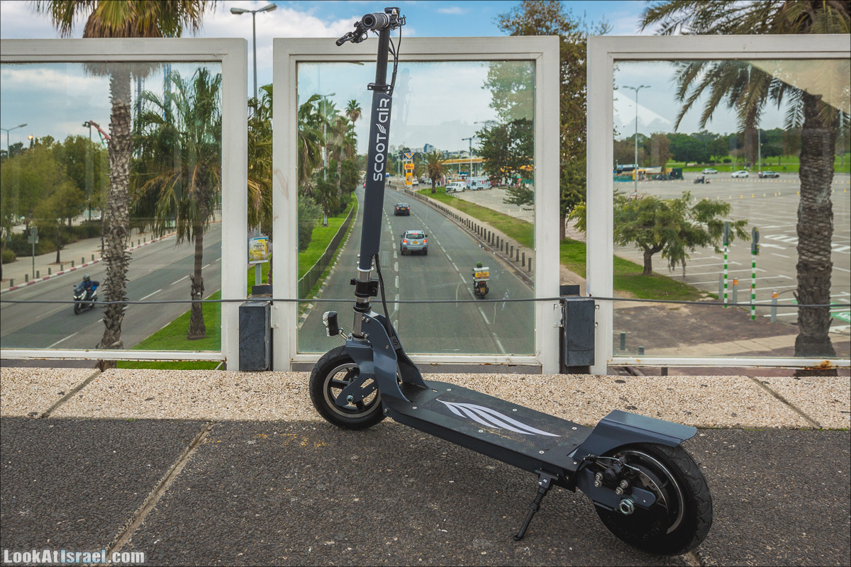 Scoot-air Scootair | Первый израильский электрический самокат | First israeli electrical scooter | סקוטאייר - קורקינט חשמלי ישראלי | LookAtIsrael.com - Фото путешествия по Израилю