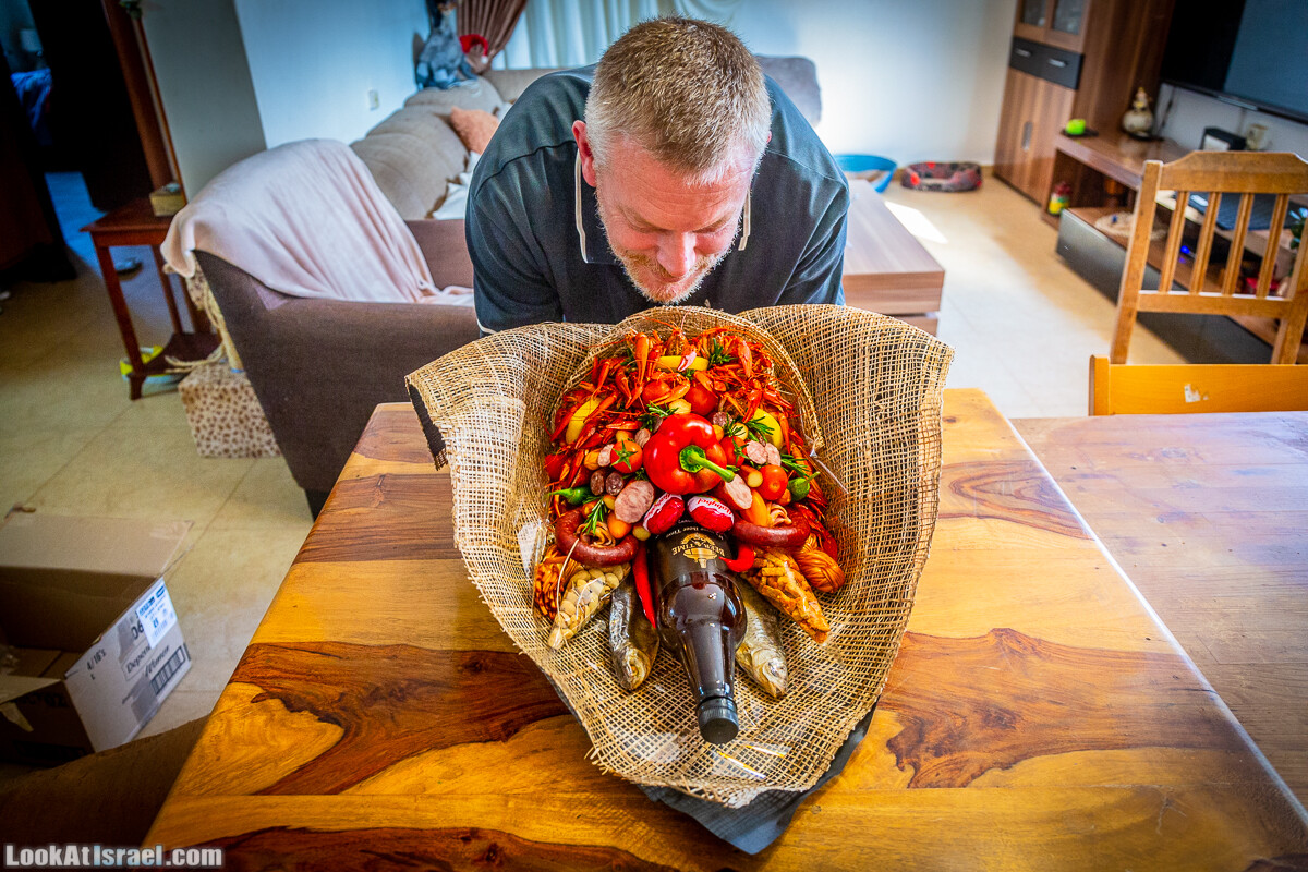 Букет с пивом и раками, BeerTime | LookAtIsrael.com - Фото путешествия по Израилю