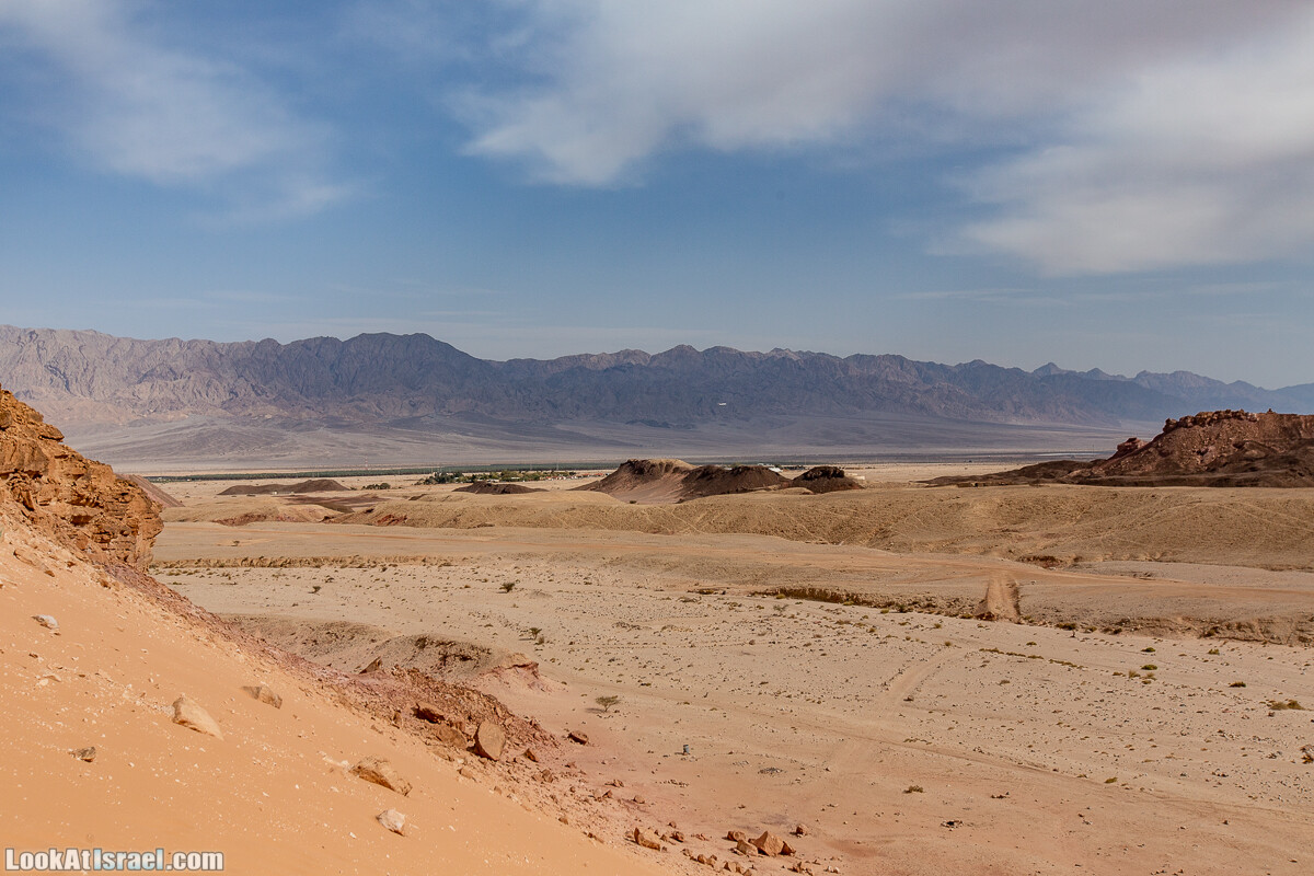 Интересные места в районе Эйлата - Дюна Элипаз, Исчезающее (скрытое) озеро, обзорная площадка Эврона, шахта, русла Соломона (Шломо) и Гишрон, вид на Синай | LookAtIsrael.com - Фото путешествия по Израилю