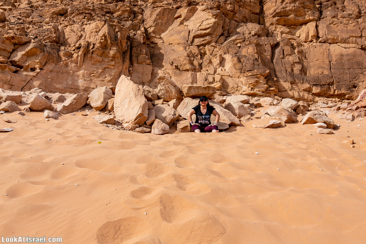 Интересные места в районе Эйлата - Дюна Элипаз, Исчезающее (скрытое) озеро, обзорная площадка Эврона, шахта, русла Соломона (Шломо) и Гишрон, вид на Синай | LookAtIsrael.com - Фото путешествия по Израилю