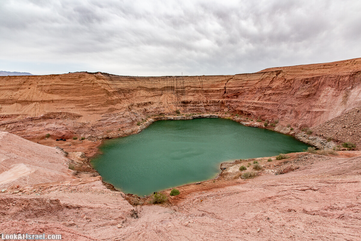Интересные места в районе Эйлата - Дюна Элипаз, Исчезающее (скрытое) озеро, обзорная площадка Эврона, шахта, русла Соломона (Шломо) и Гишрон, вид на Синай | LookAtIsrael.com - Фото путешествия по Израилю