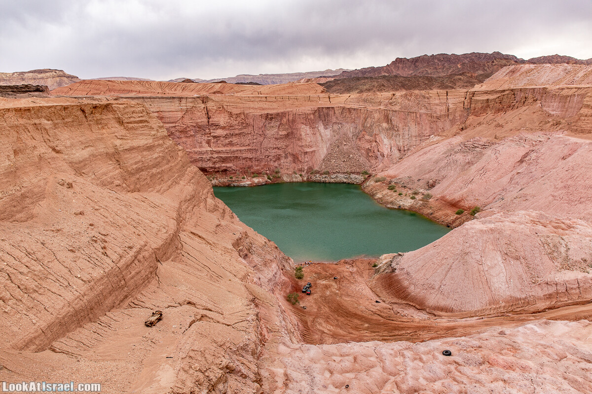 Интересные места в районе Эйлата - Дюна Элипаз, Исчезающее (скрытое) озеро, обзорная площадка Эврона, шахта, русла Соломона (Шломо) и Гишрон, вид на Синай | LookAtIsrael.com - Фото путешествия по Израилю