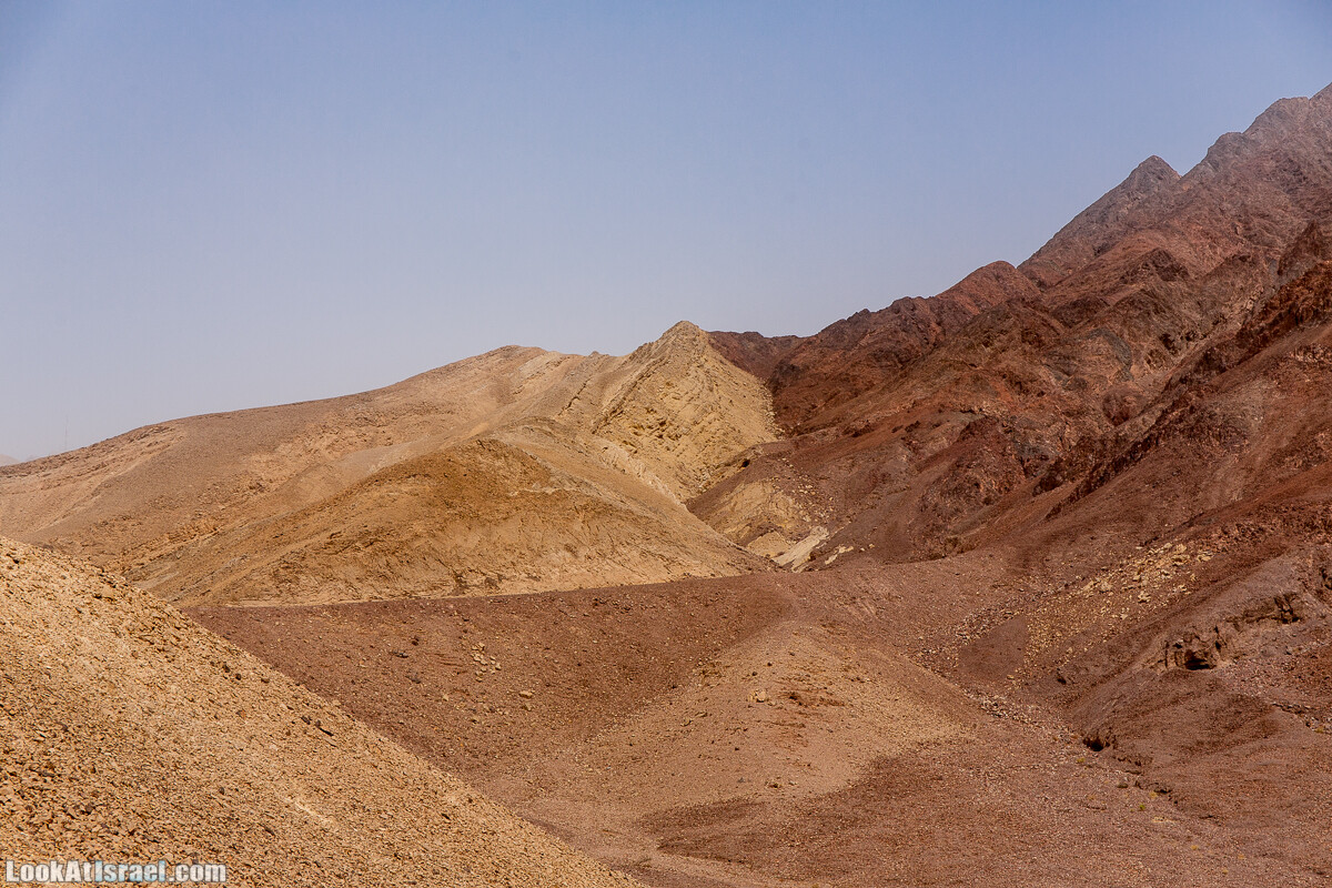 Интересные места в районе Эйлата - Дюна Элипаз, Исчезающее (скрытое) озеро, обзорная площадка Эврона, шахта, русла Соломона (Шломо) и Гишрон, вид на Синай | LookAtIsrael.com - Фото путешествия по Израилю