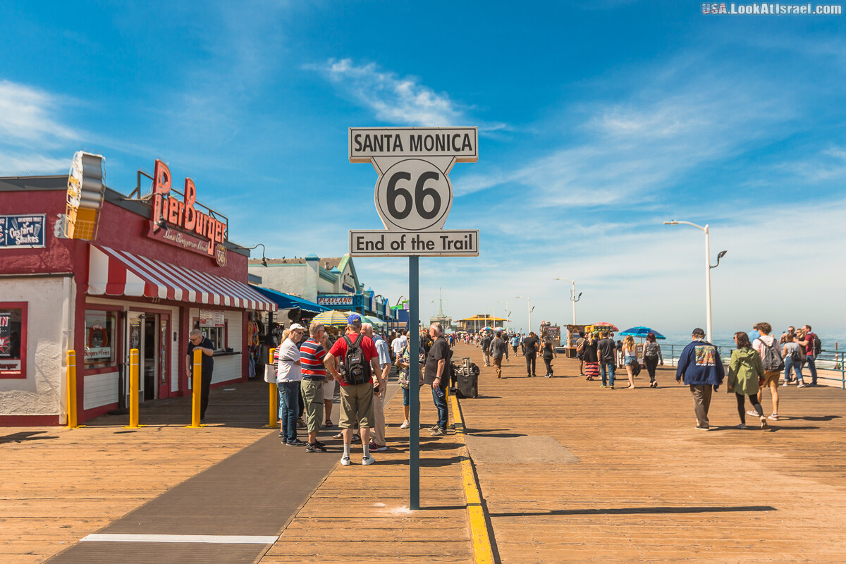 Санта Моника | LookAtIsrael.com - Фото путешествия по Израилю