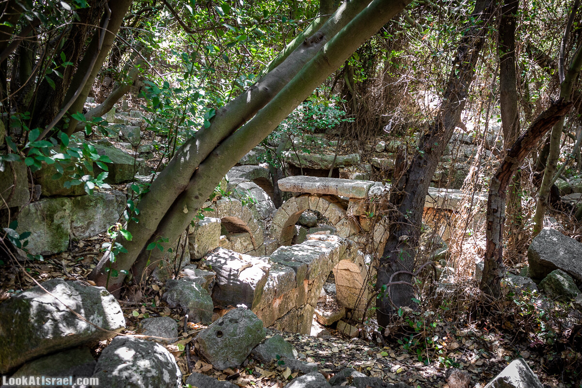 Хурват Цунам - Затерянный город в Галилее | חורבת צונם עיר אבודה בגליל | LookAtIsrael.com - Фото путешествия по Израилю