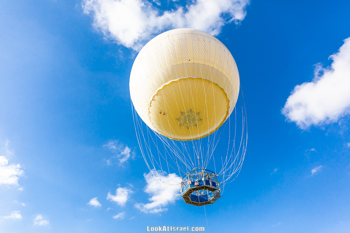 TLV Balloon - Полет на воздушном шаре над Тель-Авивом | Sky High over Tel Aviv | לעוף על תל אביב | LookAtIsrael.com - Фото путешествия по Израилю