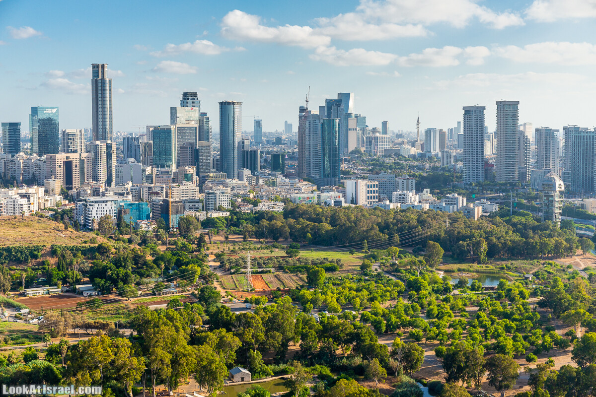 TLV Balloon - Полет на воздушном шаре над Тель-Авивом | Sky High over Tel Aviv | לעוף על תל אביב | LookAtIsrael.com - Фото путешествия по Израилю