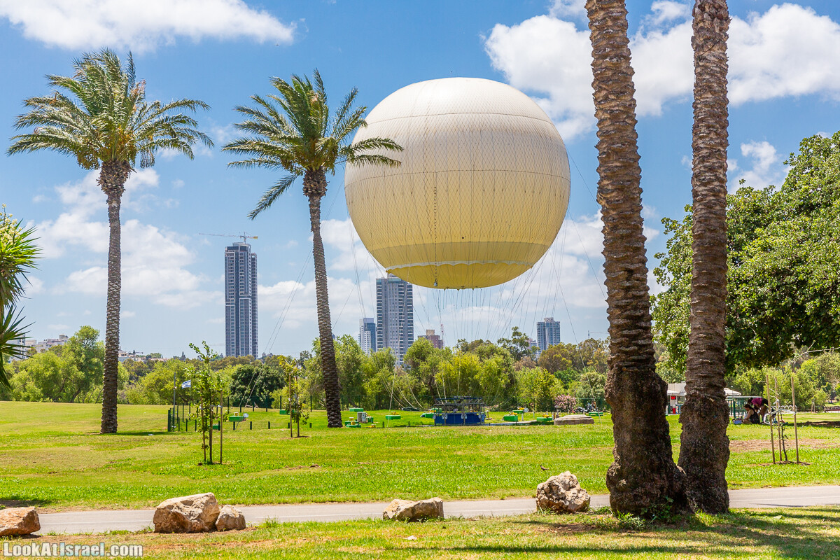 TLV Balloon - Полет на воздушном шаре над Тель-Авивом | Sky High over Tel Aviv | לעוף על תל אביב | LookAtIsrael.com - Фото путешествия по Израилю
