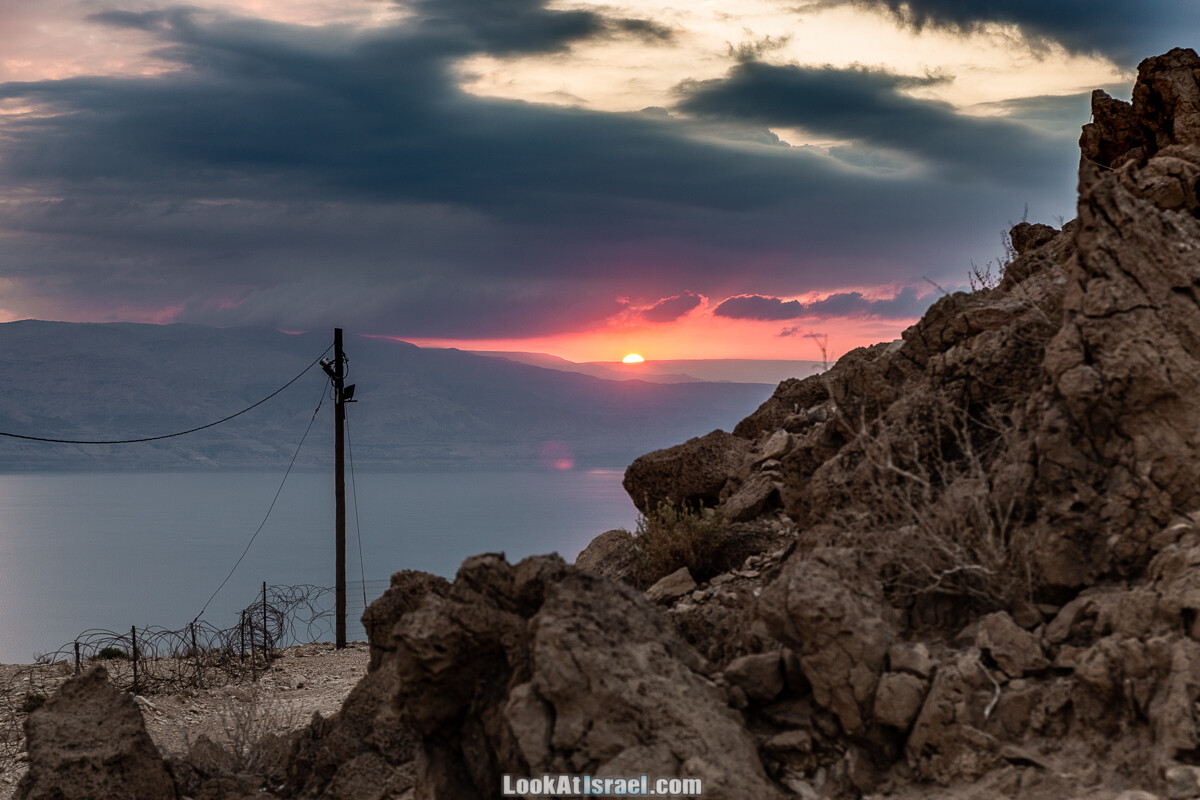 Зимний рассвет на Мертвом море | Sunrise at Dead sea | LookAtIsrael.com - Фото путешествия по Израилю