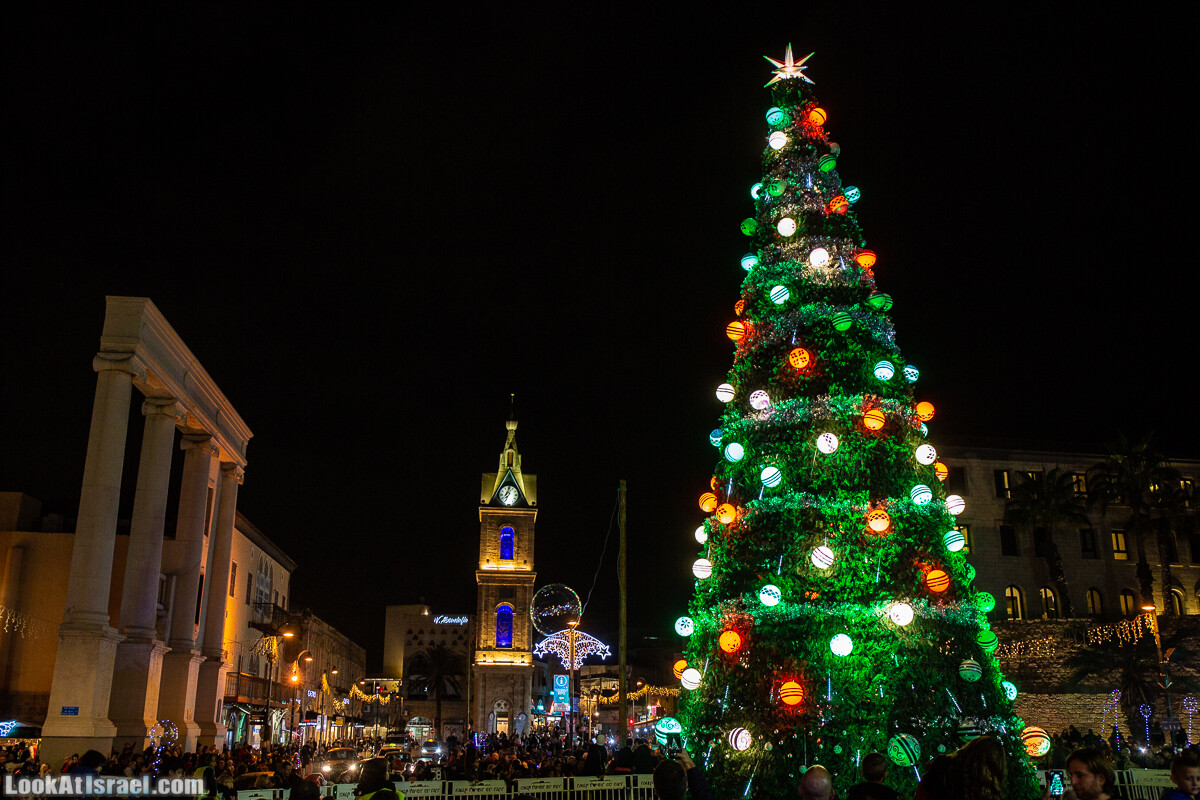 Рождественская ёлка в Яффо 2020 | Jaffa Christmass tree 2020 | LookAtIsrael.com - Фото путешествия по Израилю