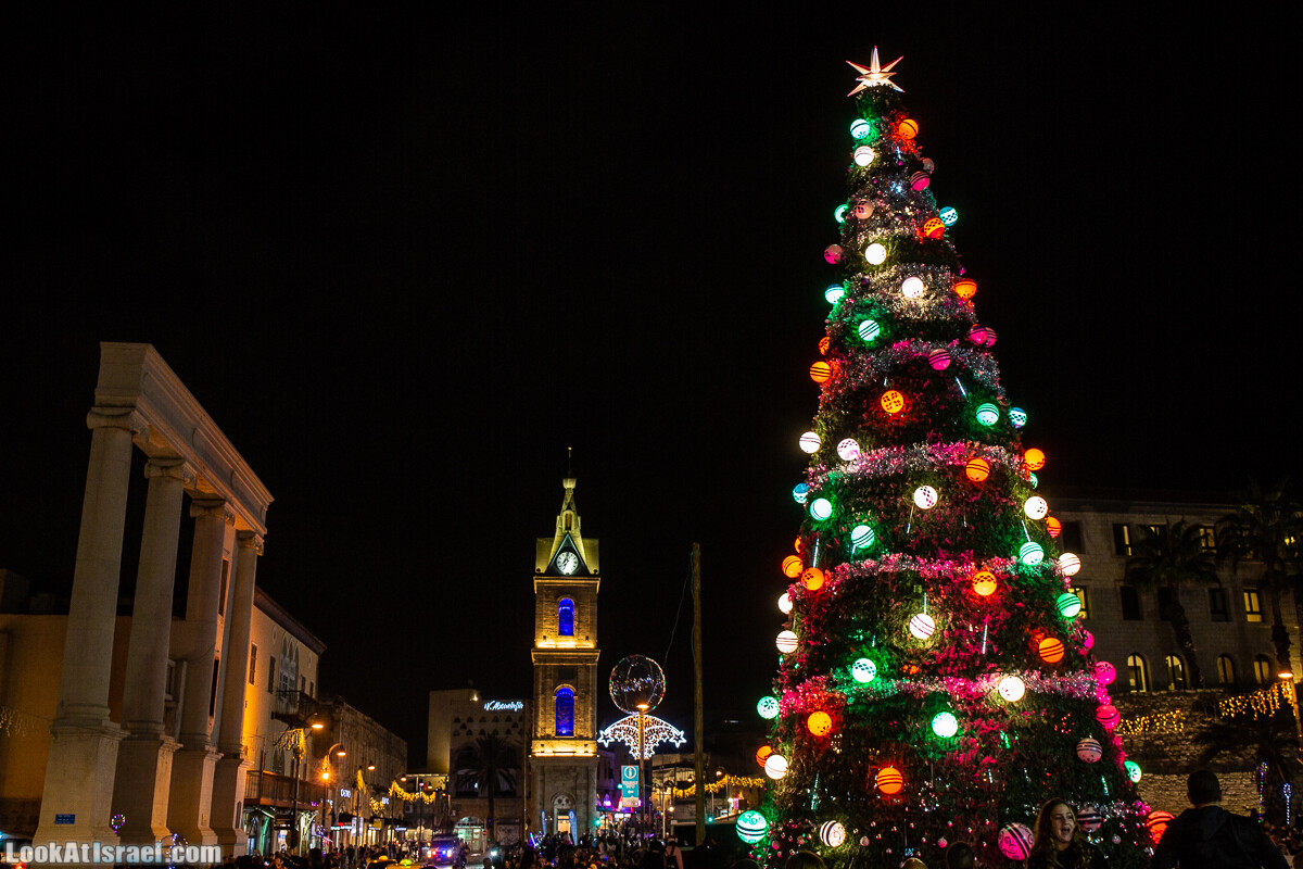 Рождественская ёлка в Яффо 2020 | Jaffa Christmass tree 2020 | LookAtIsrael.com - Фото путешествия по Израилю