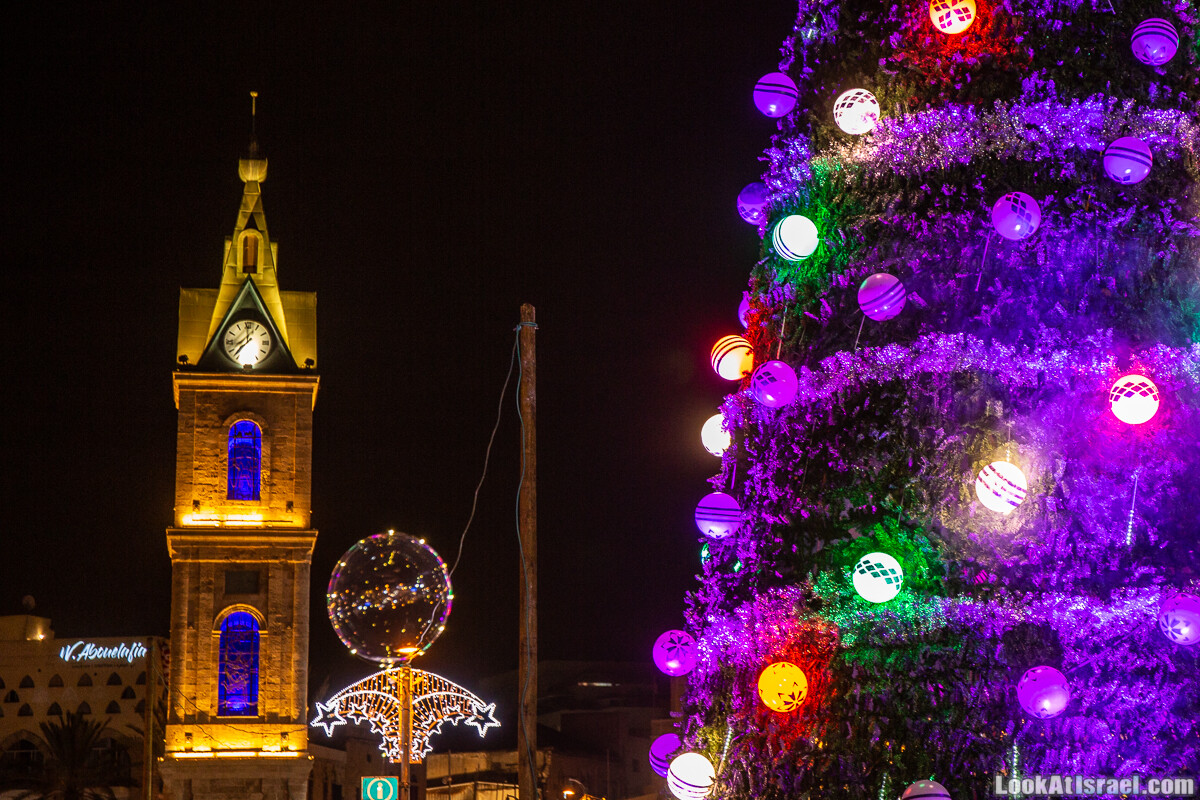 Рождественская ёлка в Яффо 2020 | Jaffa Christmass tree 2020 | LookAtIsrael.com - Фото путешествия по Израилю