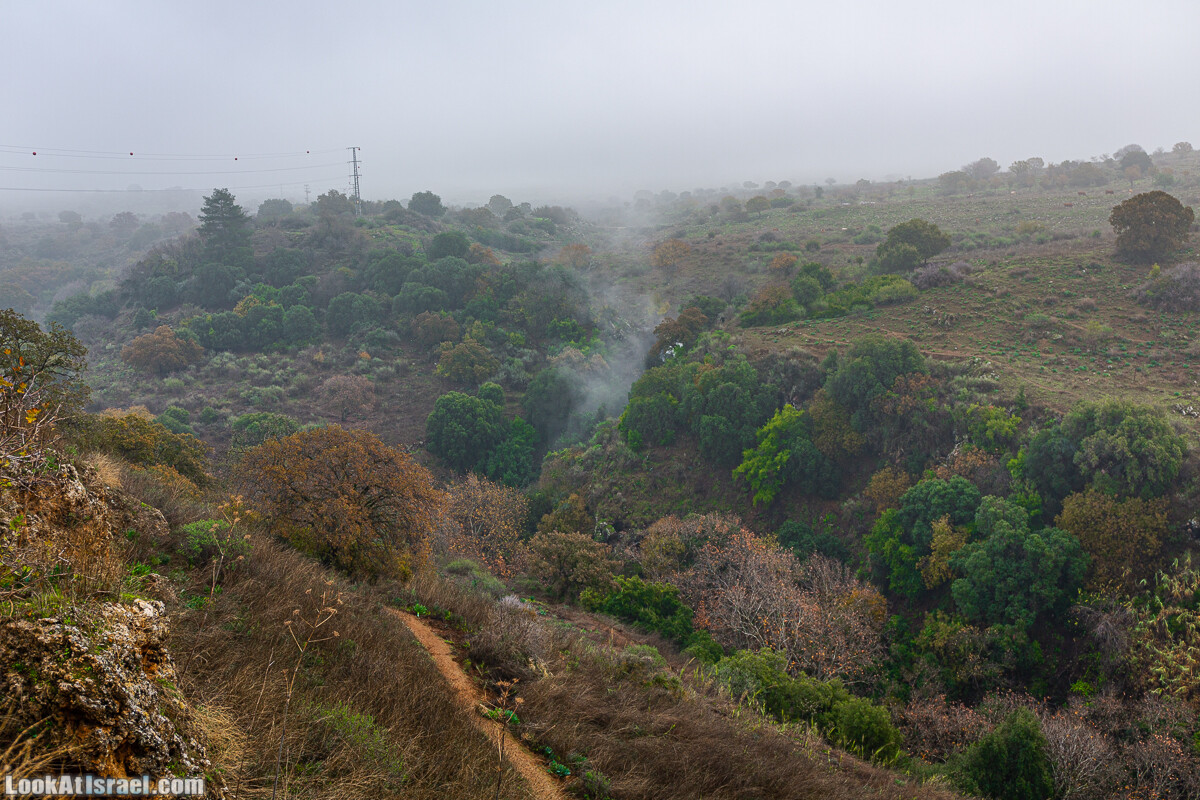 Голанские высоты - водопад Фара, гора Хермонит, Тель а-Саки | Fara waterfall, Hermonit mt, Tel a-Saqi | LookAtIsrael.com - Фото путешествия по Израилю