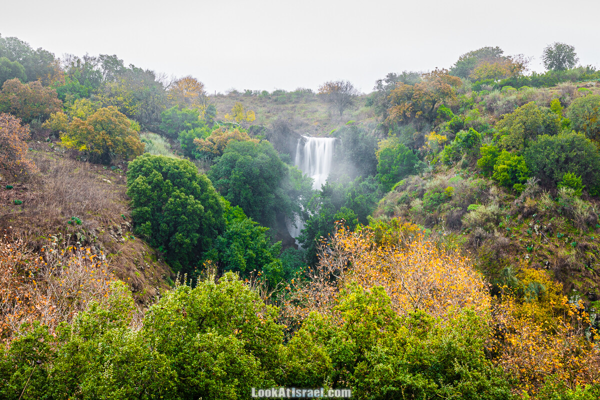 Голанские высоты - водопад Фара, гора Хермонит, Тель а-Саки | Fara waterfall, Hermonit mt, Tel a-Saqi | LookAtIsrael.com - Фото путешествия по Израилю