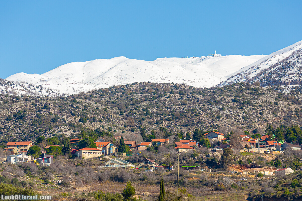 Голанские высоты - водопад Фара, гора Хермонит, Тель а-Саки | Fara waterfall, Hermonit mt, Tel a-Saqi | LookAtIsrael.com - Фото путешествия по Израилю