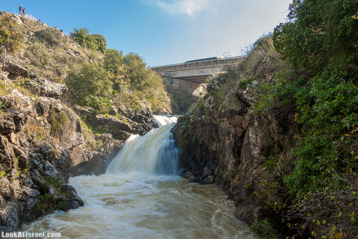 Голанские высоты - водопад Фара, гора Хермонит, Тель а-Саки | Fara waterfall, Hermonit mt, Tel a-Saqi | LookAtIsrael.com - Фото путешествия по Израилю