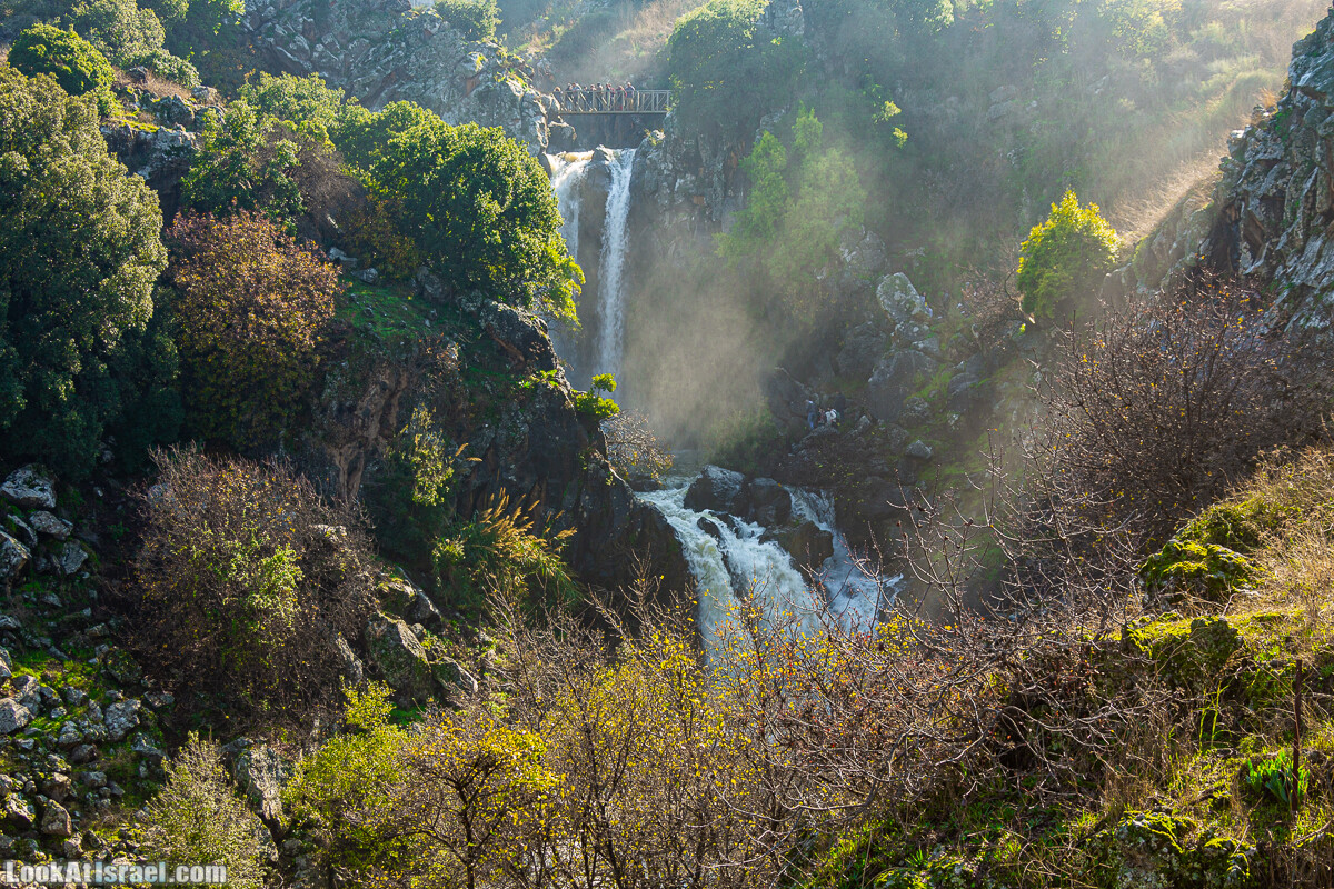 Голанские высоты - водопад Фара, гора Хермонит, Тель а-Саки | Fara waterfall, Hermonit mt, Tel a-Saqi | LookAtIsrael.com - Фото путешествия по Израилю