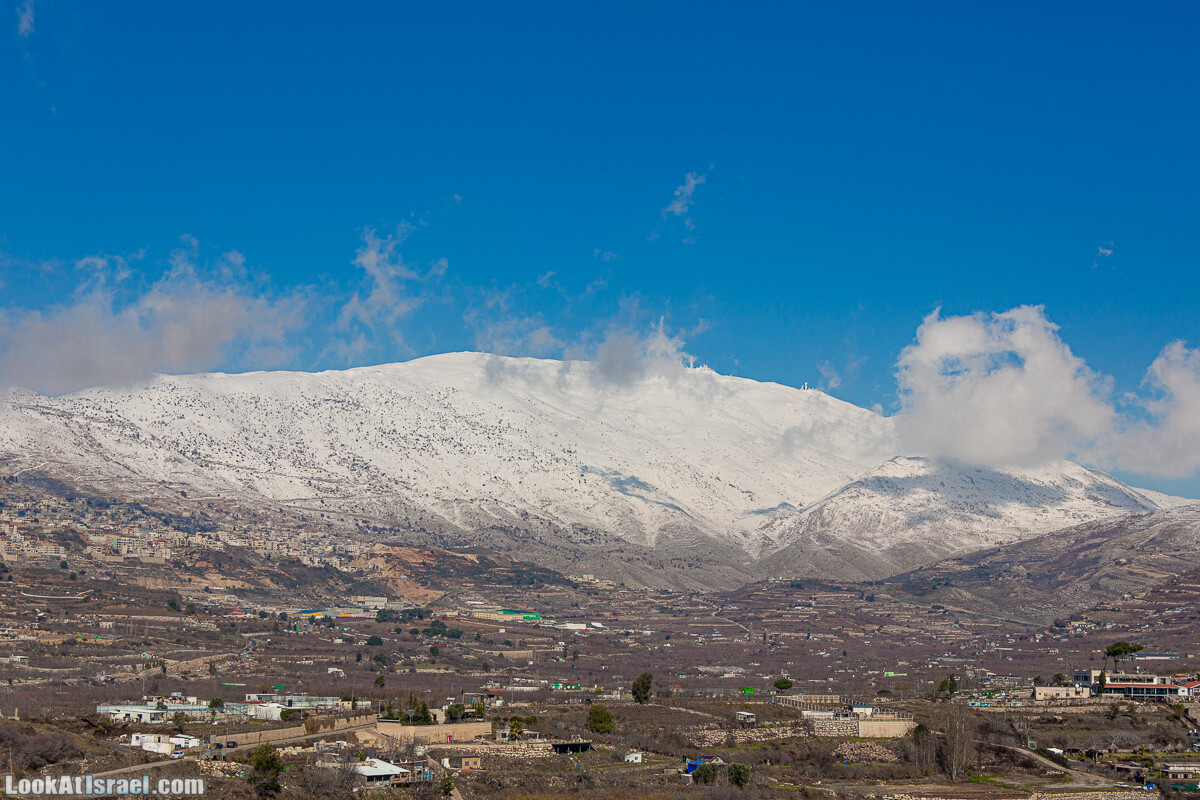 Голанские высоты - водопад Фара, гора Хермонит, Тель а-Саки | Fara waterfall, Hermonit mt, Tel a-Saqi | LookAtIsrael.com - Фото путешествия по Израилю
