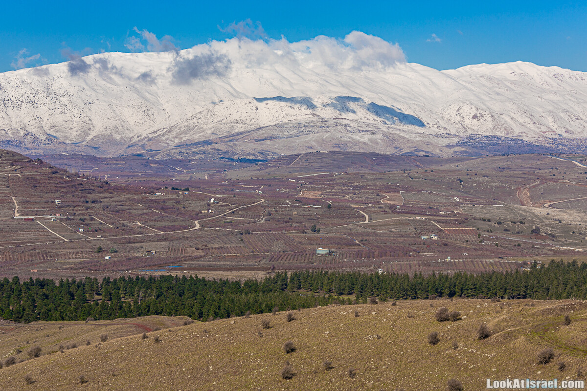 Голанские высоты - водопад Фара, гора Хермонит, Тель а-Саки | Fara waterfall, Hermonit mt, Tel a-Saqi | LookAtIsrael.com - Фото путешествия по Израилю