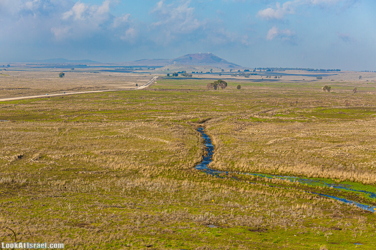 Голанские высоты - водопад Фара, гора Хермонит, Тель а-Саки | Fara waterfall, Hermonit mt, Tel a-Saqi | LookAtIsrael.com - Фото путешествия по Израилю