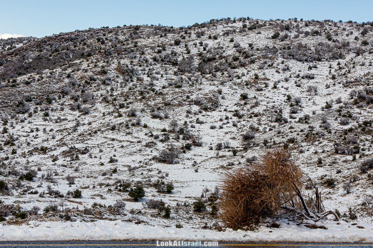 Снег на горе Хермон, Израиль | LookAtIsrael.com - Фото путешествия по Израилю