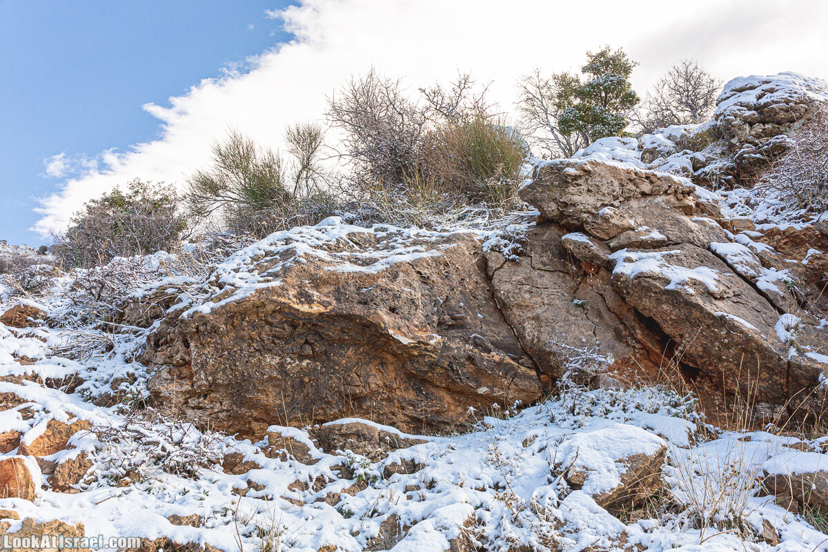 Снег на горе Хермон, Израиль | LookAtIsrael.com - Фото путешествия по Израилю