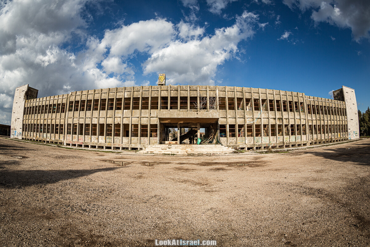Здание сирийского командования на Голанских высотах