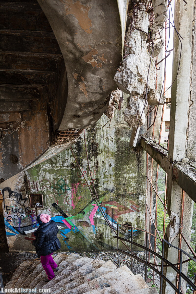 Здание сирийского командования на Голанских высотах