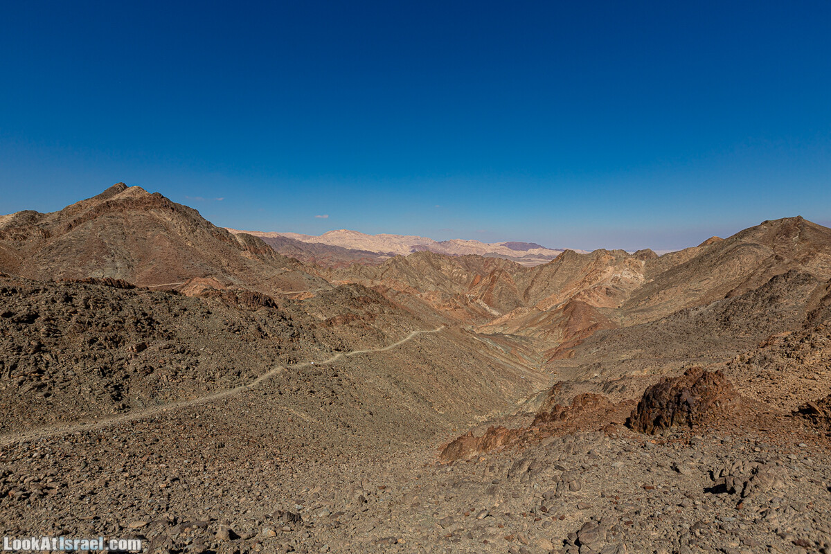 Эйлатские горы, гора Шахамон и лезвие Сакин Йотам | LookAtIsrael.com - Фото путешествия по Израилю