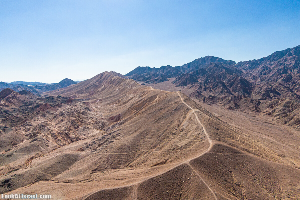 Эйлатские горы, гора Шахамон и лезвие Сакин Йотам | LookAtIsrael.com - Фото путешествия по Израилю