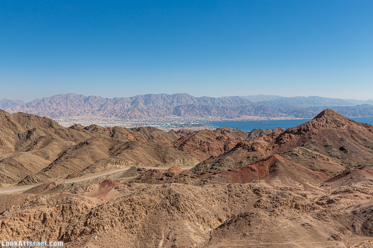 Эйлатские горы, гора Шахамон и лезвие Сакин Йотам | LookAtIsrael.com - Фото путешествия по Израилю