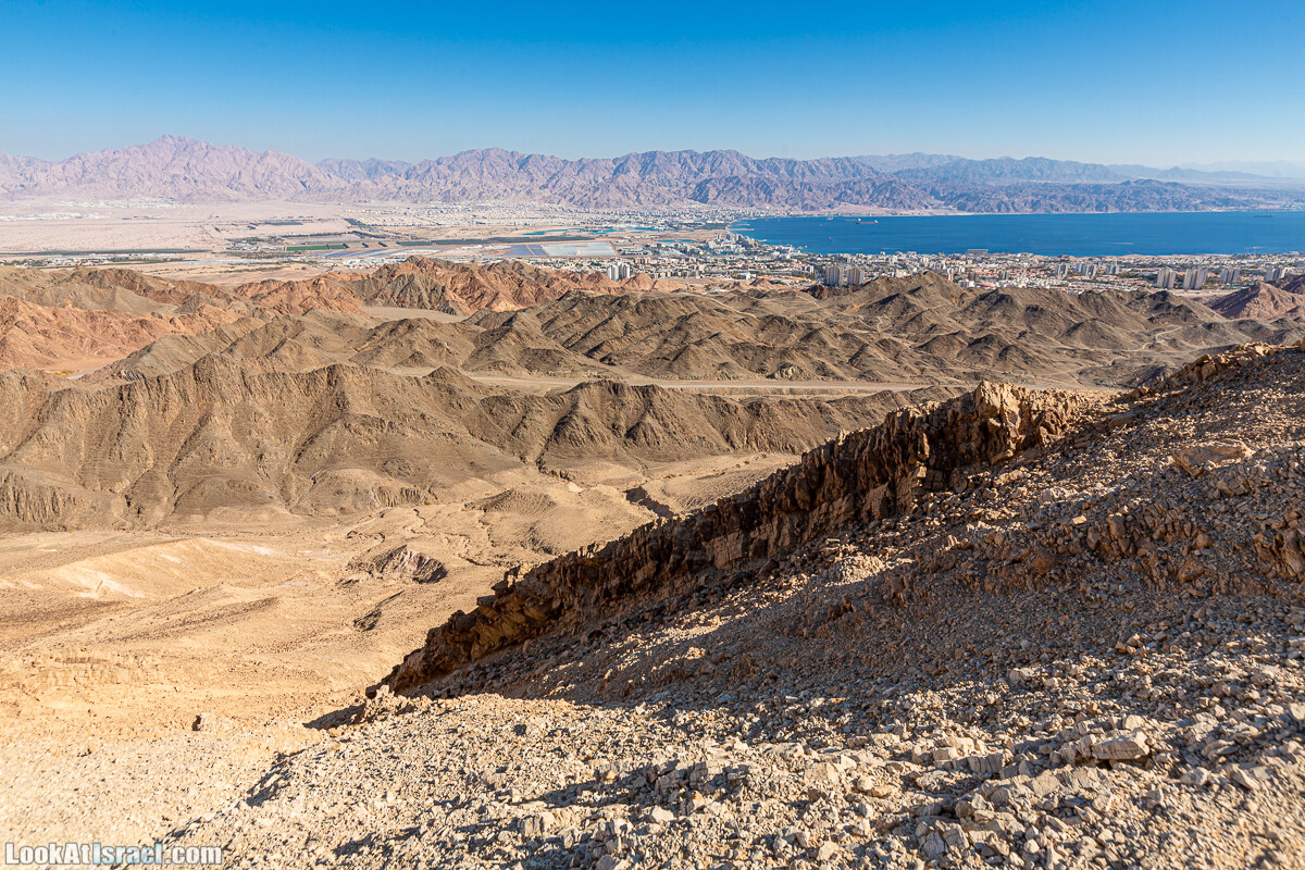 Эйлатские горы, гора Шахамон и лезвие Сакин Йотам | LookAtIsrael.com - Фото путешествия по Израилю
