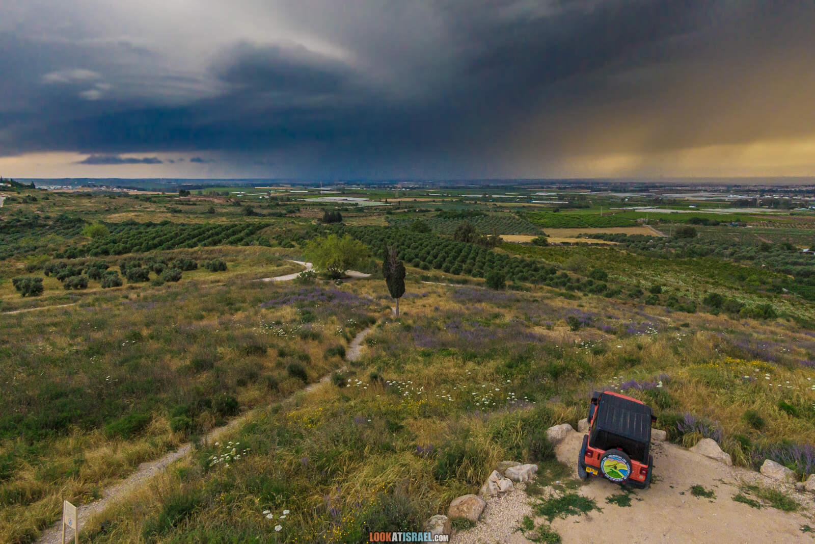 Первая вылазка на природу после месяца карантина. Тель Гезер | LookAtIsrael.com - Фото путешествия по Израилю