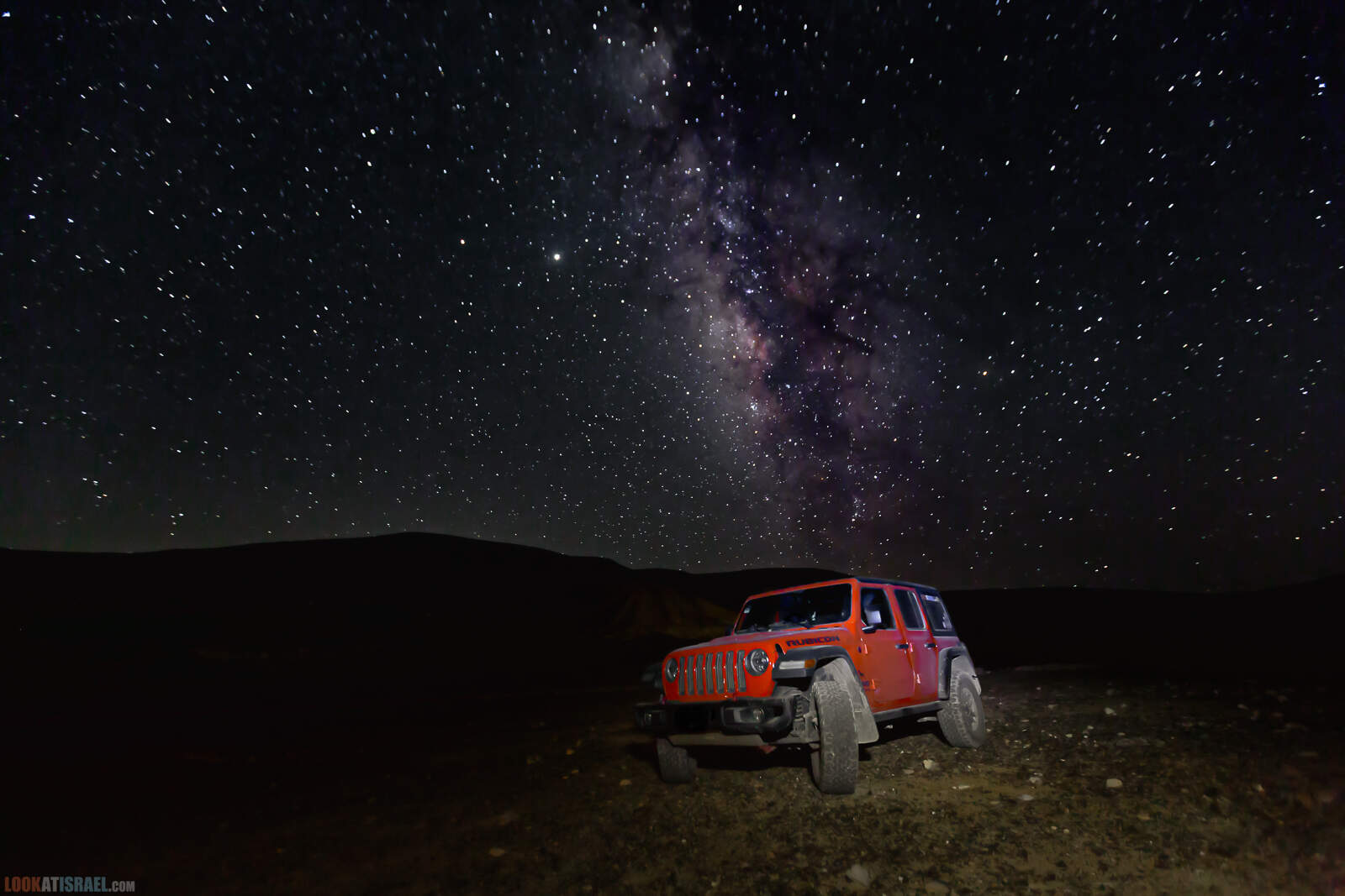Млечный путь в пустыне, Махтеш Рамон, Израиль | Milky Way in desert, Makhtesh Ramon, Israel | שביל החלב במדבר, מכתש רמון