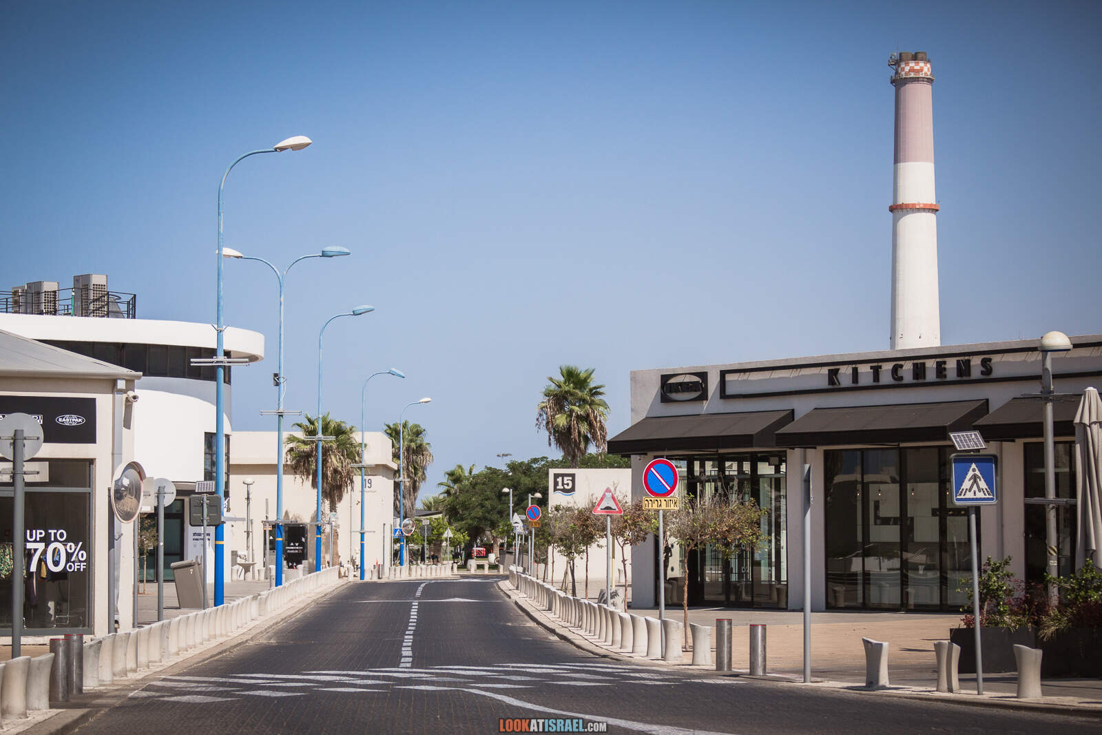 Порт Тель-Авива во время карантина | Lockdown in port of Tel Aviv | LookAtIsrael.com - Фото путешествия по Израилю