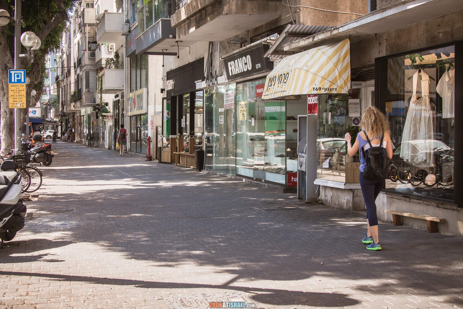 Тель-Авив, улица Дизенгофф во время карантина | Lockdown on beaches of Tel Aviv | LookAtIsrael.com - Фото путешествия по Израилю