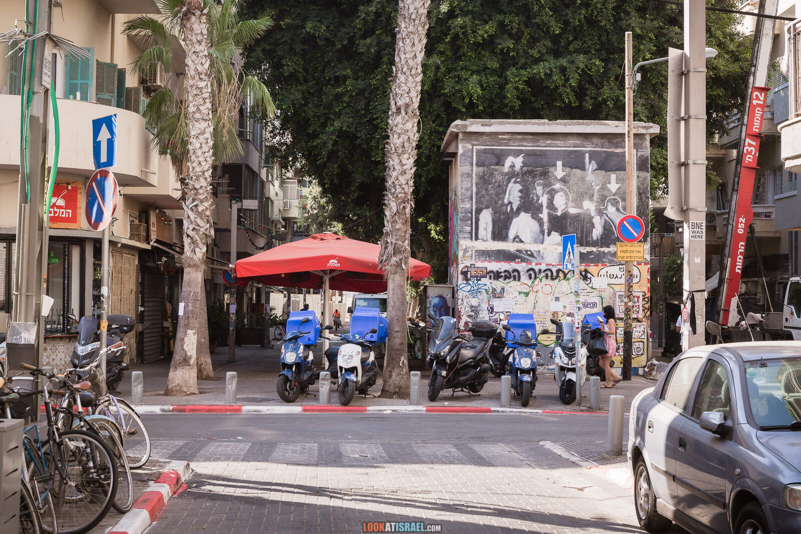 Тель-Авив, квартал Флорентин во время карантина | Lockdown in Florentin of Tel Aviv | LookAtIsrael.com - Фото путешествия по Израилю