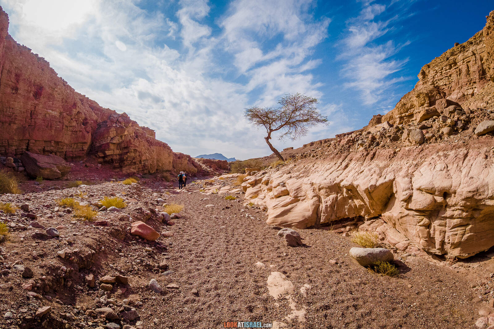 Поход по Эйлатским горам - Проход Маавар Цафра (מעבר צפרה) Ущелье Гешрон (נחל גשרון) гора Цфахот (הר צפחות) | LookAtIsrael.com - Фото путешествия по Израилю