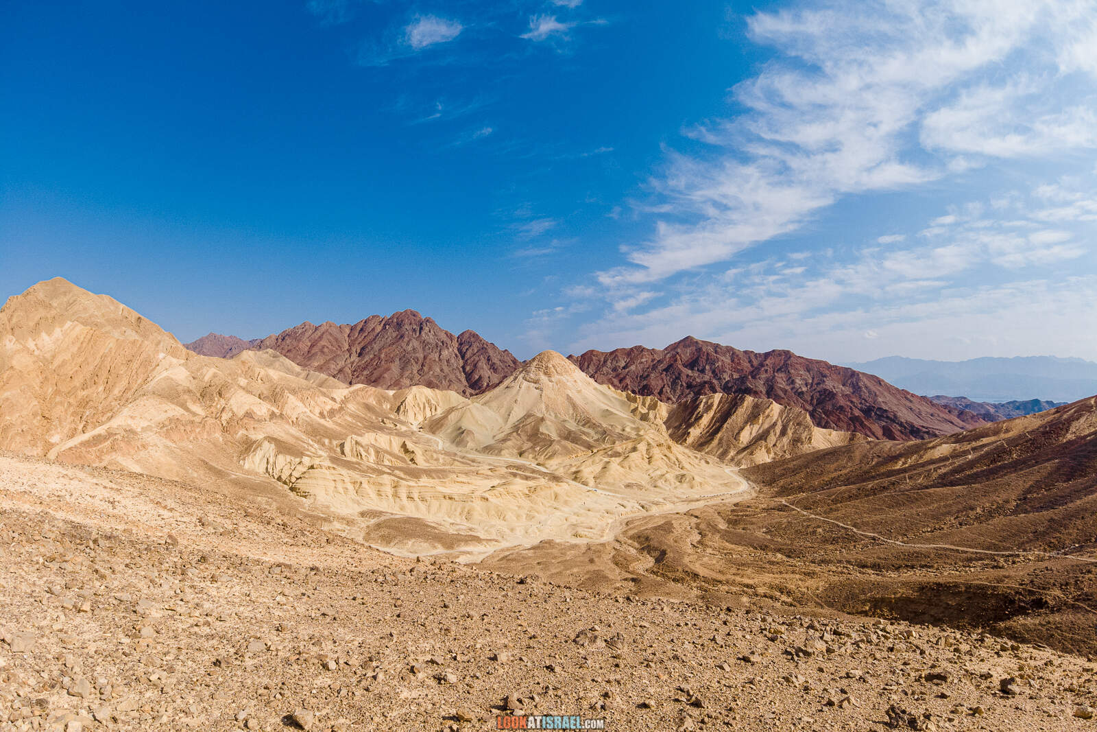 Поход по Эйлатским горам - Проход Маавар Цафра (מעבר צפרה) Ущелье Гешрон (נחל גשרון) гора Цфахот (הר צפחות) | LookAtIsrael.com - Фото путешествия по Израилю