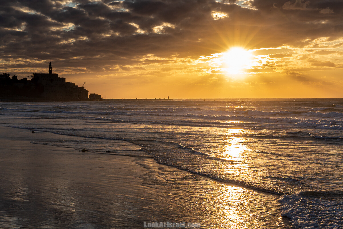 Закат над морем в Яффо | Jaffa sunset | LookAtIsrael.com - Фото путешествия по Израилю