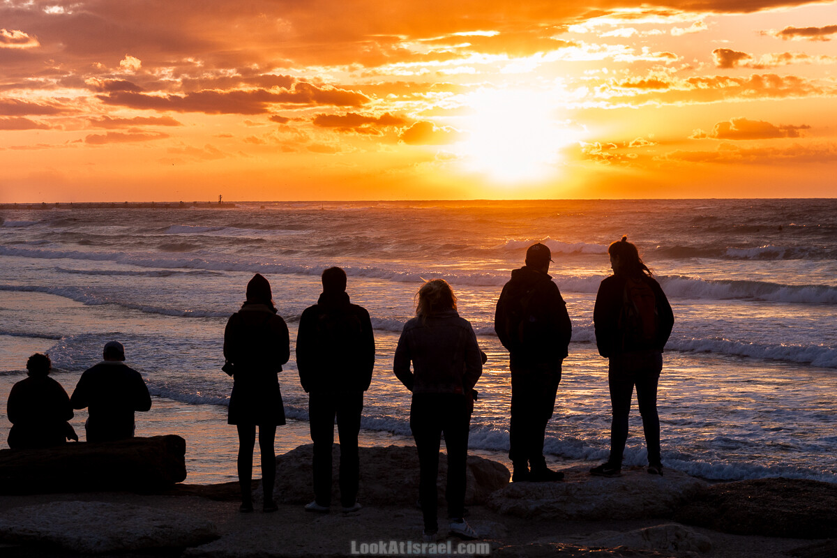 Закат над морем в Яффо | Jaffa sunset | LookAtIsrael.com - Фото путешествия по Израилю