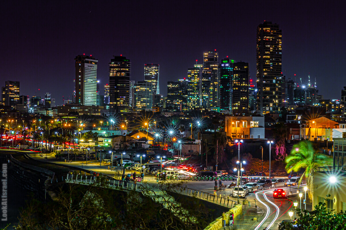 Тель Авив ночью