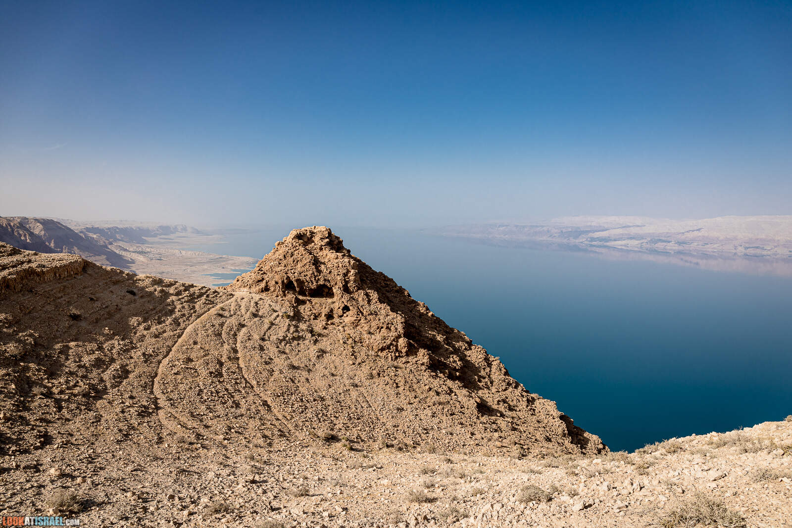 Иудейская пустыня, Обзорная точка на Мертвое море с Мацок Этеким | LookAtIsrael.com - Фото путешествия по Израилю
